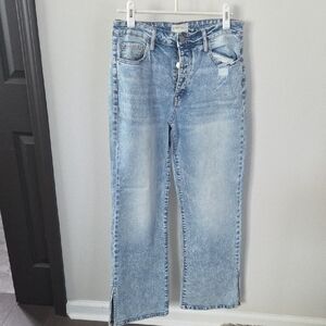 Gilded Intent Light Blue Straight Leg Jeans